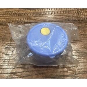 Tupperware Tiny Treasures Vent 'N Serve fridge magnet -‎ Indigo Blue - NEW